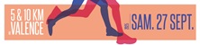 5 et 10 km de Valence
